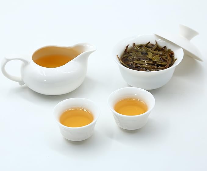 Yunnan Pu'er Tea, 357 Grams, Raw (Luo Shui Dong) Raw PU'ER, Aged Fermented Puerh Tea, Chinese Sheng Black Tea for Daily Drink and Gift