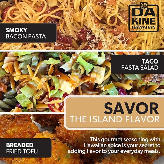 Da Kine Hawaiian Premium BBQ Dry Rub Seasoning - Authentic BBQ Seasoning Blend, Perfect Gourmet Rub Spices for Smoking, Grilling & Cooking - Gluten-Free, Low Sodium, No MSG - Smoky Flavor (4 oz - 1 Pack)