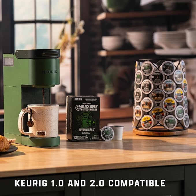 Black Rifle Coffee Company Supply Drop Variety Pack (48 Count of K Cups) - K Cups Coffee Variety Pack - Contains Silencer Smooth, AK Espresso, Just Black, & BeyondBlack KCup Pods