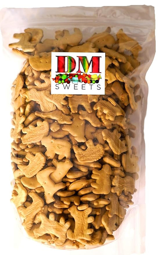 Animal Crackers - 1.5 lbs of Fresh Gourmet Sweet and Crunchy Nutmeg Seasoned Favorite Kids Snack