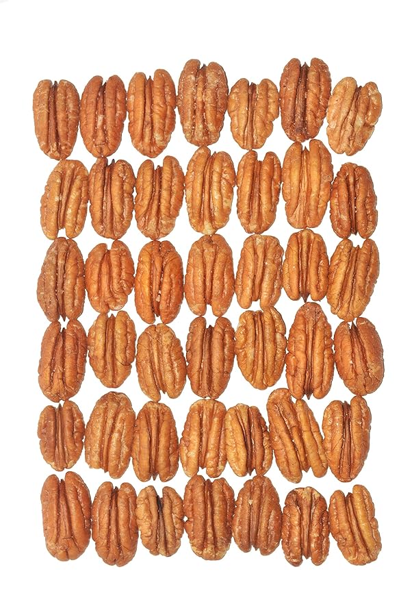 La Nogalera Pecans - Raw pecan nuts, Natural, 5 lbs vacuum sealed bag. They compare to organic, NO SHELL, Non-GMO, No Preservatives, Unpasteurized, Kosher and Halal Certified and Ketogenic Friendly