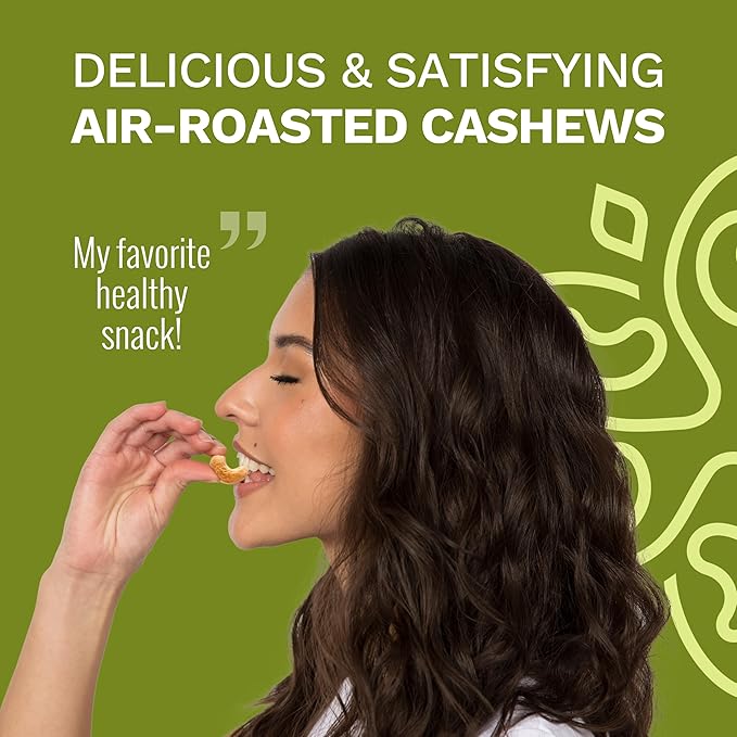 Karma Nuts Olive Oil & Sea Salt Whole Cashews (7 oz, Pack of 1) ??Roasted Cashews, Healthy Snacks for Adults - Gluten Free Vegan Snacks, Non GMO - Flavored Nuts, Low Carb Snack