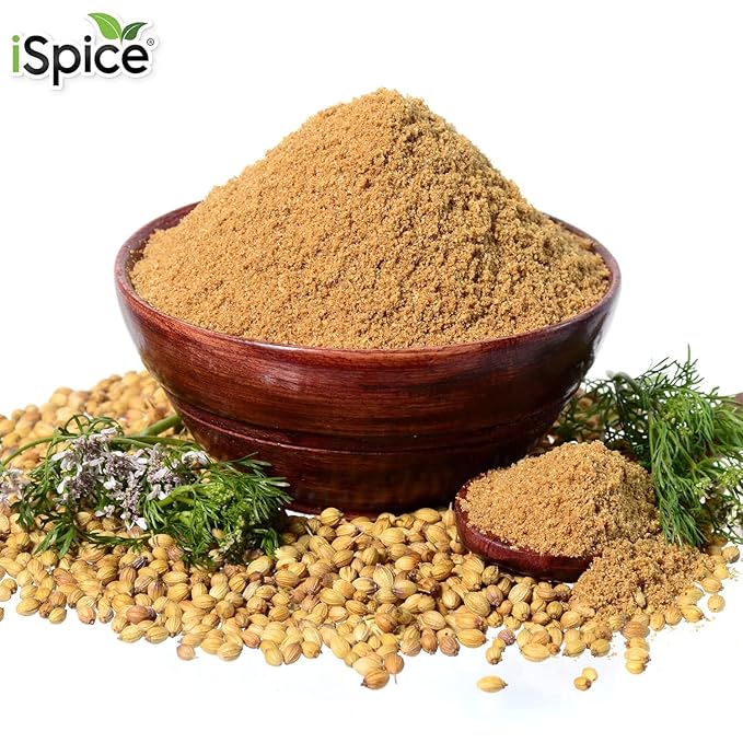 iSpice PREMIUM GROUND CORIANDER SEED POWDER | Pure and Fresh |Essential Kitchen Herbs |4.7oz (134g)