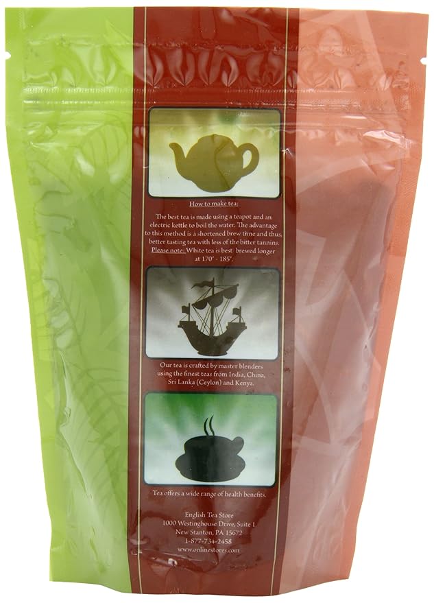 Pomegranate Rosehip Flavored Black Tea Pouches - 4oz| Loose Leaf Ceylon Blend with Fruity Tart Taste | Sweet and Smooth Herbal Infusion | Enjoy Hot or Iced | Caffeine Rich