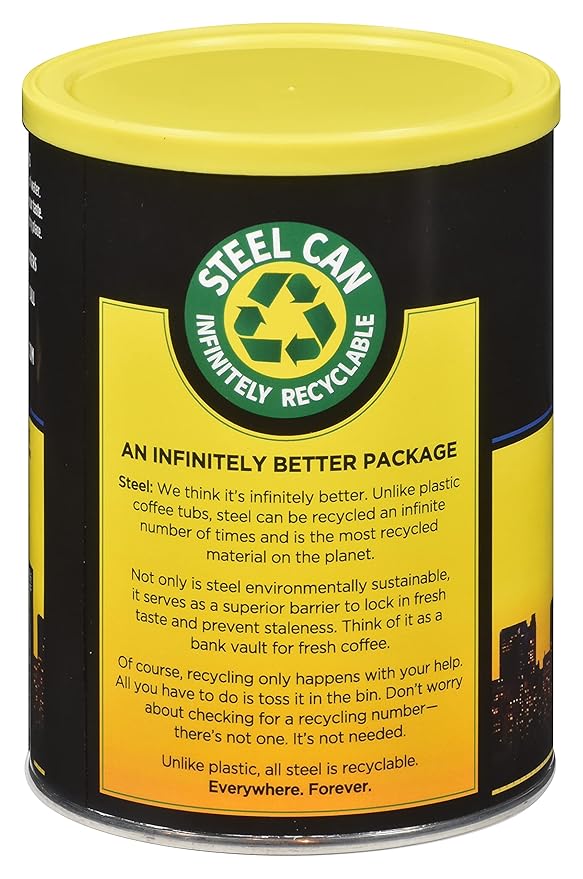 Chock full o??„uts French Vanilla Ground Coffee ??Premium Beans in Recyclable Steel Can ??Rich Flavor & Aroma, Medium Roast ??Perfect for Drip, Pour-Over, Percolator ??10.2 Oz Can
