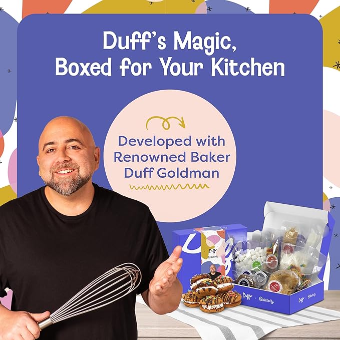 Baketivity x Duff Goldman S?셫ores Sandwich Cookies Kit Kids Baking Set Cooking Kits for Kids with Premeasured Ingredients, Decorating Supplies, STEM Activities - Baking Sets for Girls, Boys Ages 6-12