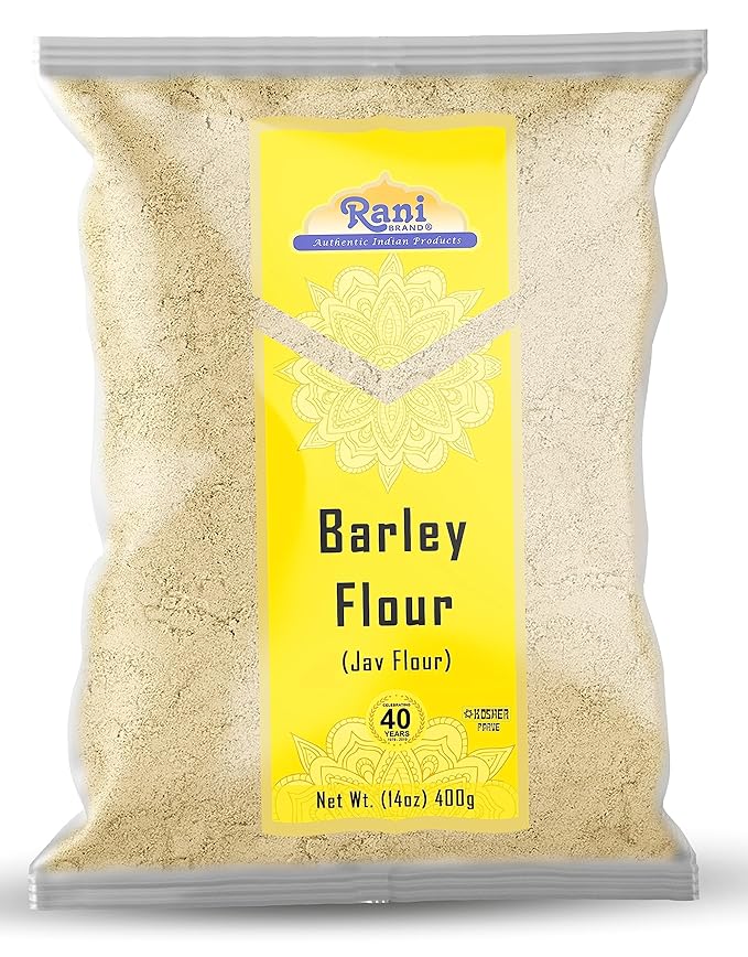 Rani Barley (Jav) Flour 14oz (400g) ~ All Natural | Gluten Friendy | Stone Ground | Vegan | NON-GMO | Kosher | Indian Origin