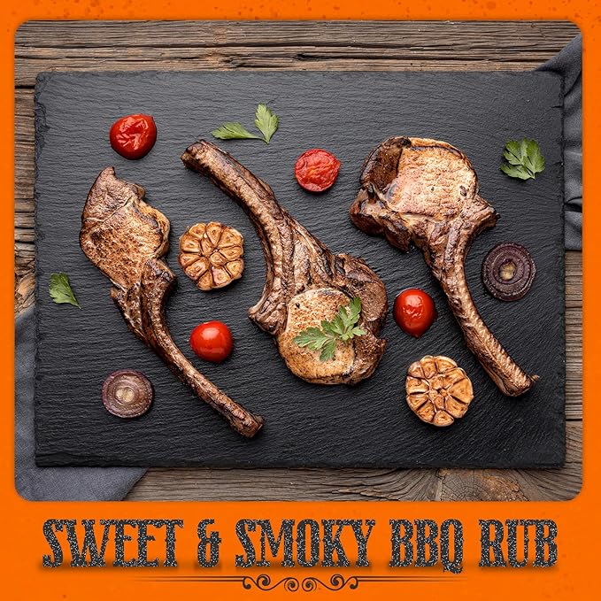 Fresh Finest Sweet & Smoky BBQ Rub - 4.93oz (140g) - Rich, Authentic, Kosher, All-Natural, Non-GMO, Gluten-Free