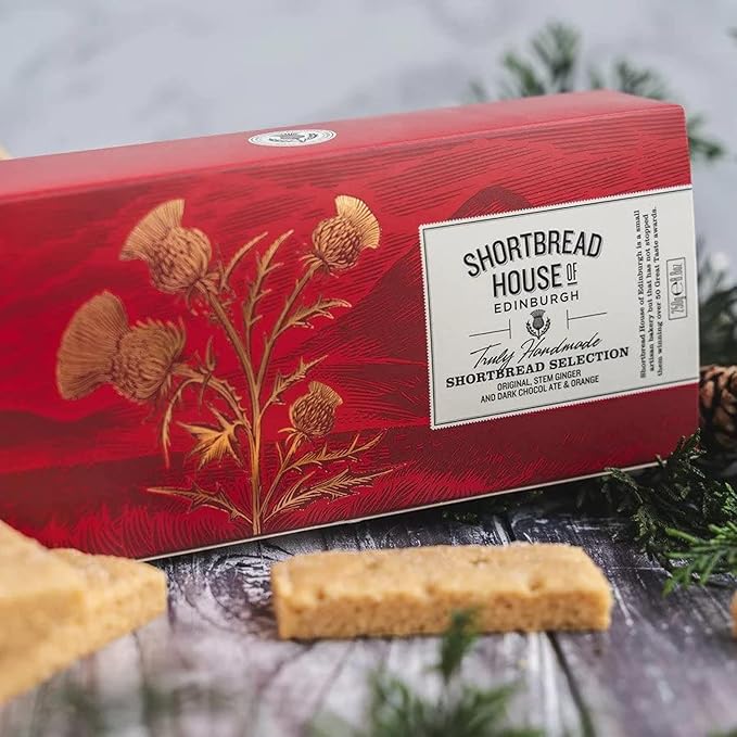 Shortbread House of Edinburgh Truly Handmade Shortbread Fingers, 8.8oz Selection Box (Pack of 2)