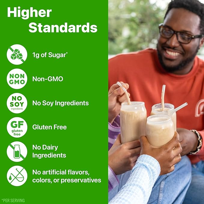 Orgain X Justin's ì§?Organic Vegan Nut Butter Protein Powder, Peanut Butter- 20g Plant Protein, 2g Sugar, Gluten Free, No Dairy, Soy Ingredients, or Artificial Flavors, 1.17 lb