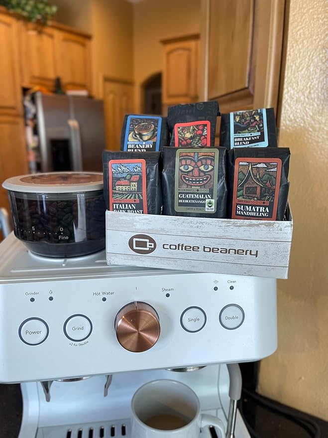 Right Roast Coffee Sampler, 6 - One Pot Sample Bags of coffee, light, medium and dark roasts