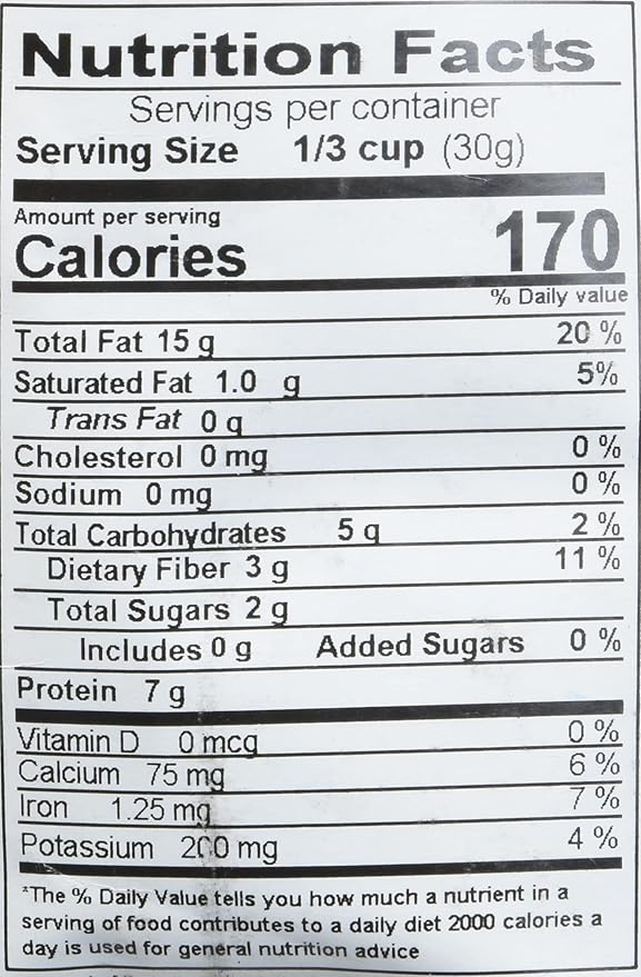 Yupik California Raw Almonds, Small Size, 2.2 lb, Gluten-Free, Kosher, Salt-Free, Source Of Protein, Fiber, Iron & Calcium, Healthy Snack, Pack of 6