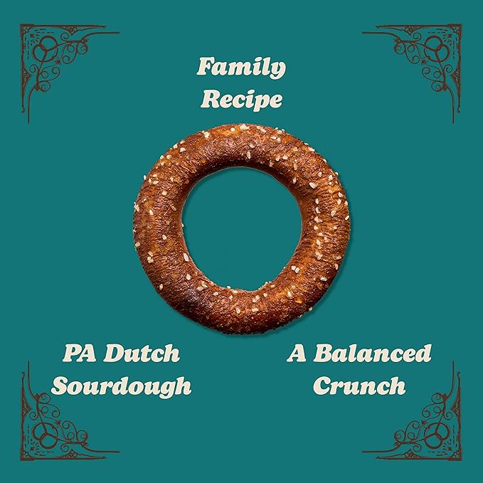 Unique Snacks Sourdough Craft Beer Pretzel Rings, Delicious Homestyle Baked Snack Bag, Vegan, OU Kosher, and Non-GMO Food, No Artificial Flavor, 2.12 Oz. Bag, Pack of 24
