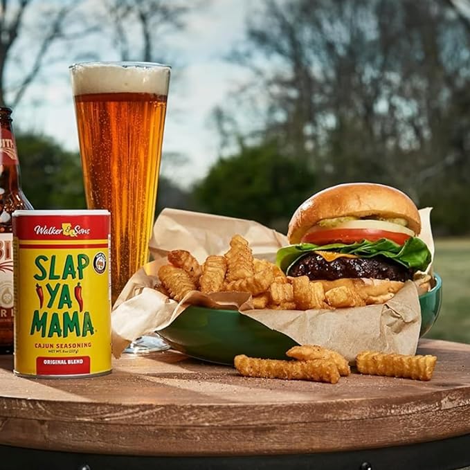Slap Ya Mama Cajun Seasoning from Louisiana, Original Blend, No MSG and Kosher, 16 Ounce, Pack of 2