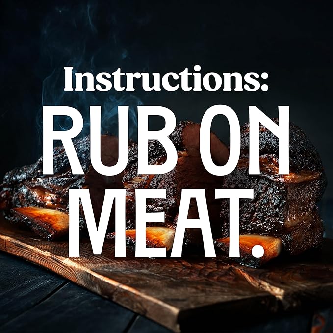 Rufus Teague BBQ Seasoning Gift Set, Big Box O' Rub BBQ Dry Rub for Smoking and Grilling Meat, 5 Flavor Spice Set, Gifts for Men Who Like Grilling