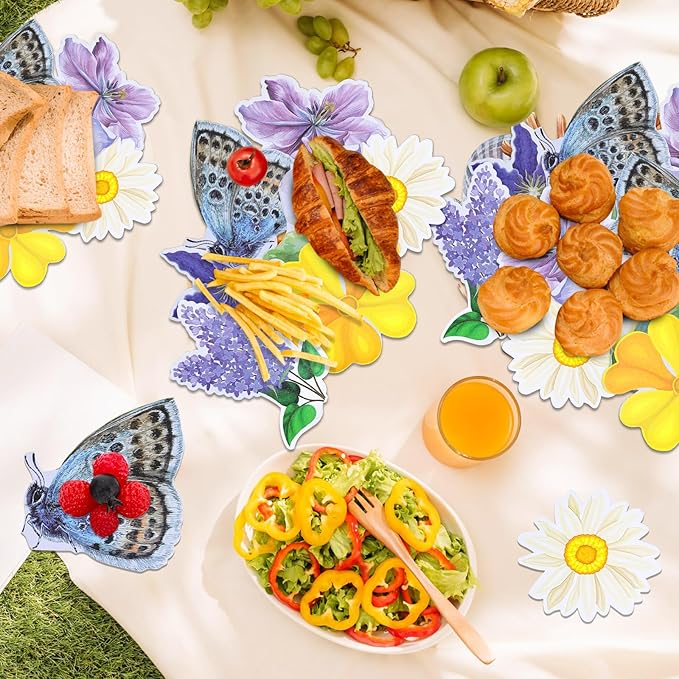 90 Pcs Parchment Paper Leaves, 8.66 Inch Spring Charcuterie Board Parchment Paper Leaves Cheese Decorative for Table Festival Party Serving