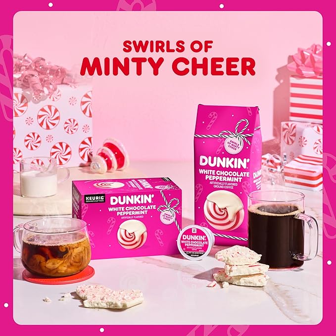 Dunkin??Polar Peppermint Flavored Coffee, 60 Keurig K-Cup Pods