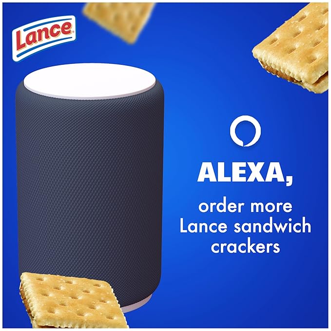 Lance Sandwich Crackers, Captain's Wafers, Variety Pack, 8 Individual Packs, 6 Sandwiches Each