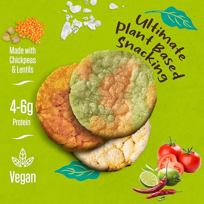 PeaKaPop Veggie Chips ??Plant-Based, Healthy Veggie Crisps with Pea, Lentil & Chickpea Protein ??Vegan, Gluten-Free, Popped Chips ??Snack Size for Kids & Adults ??1 oz Bags (15-Pack) ??Variety Pack 2
