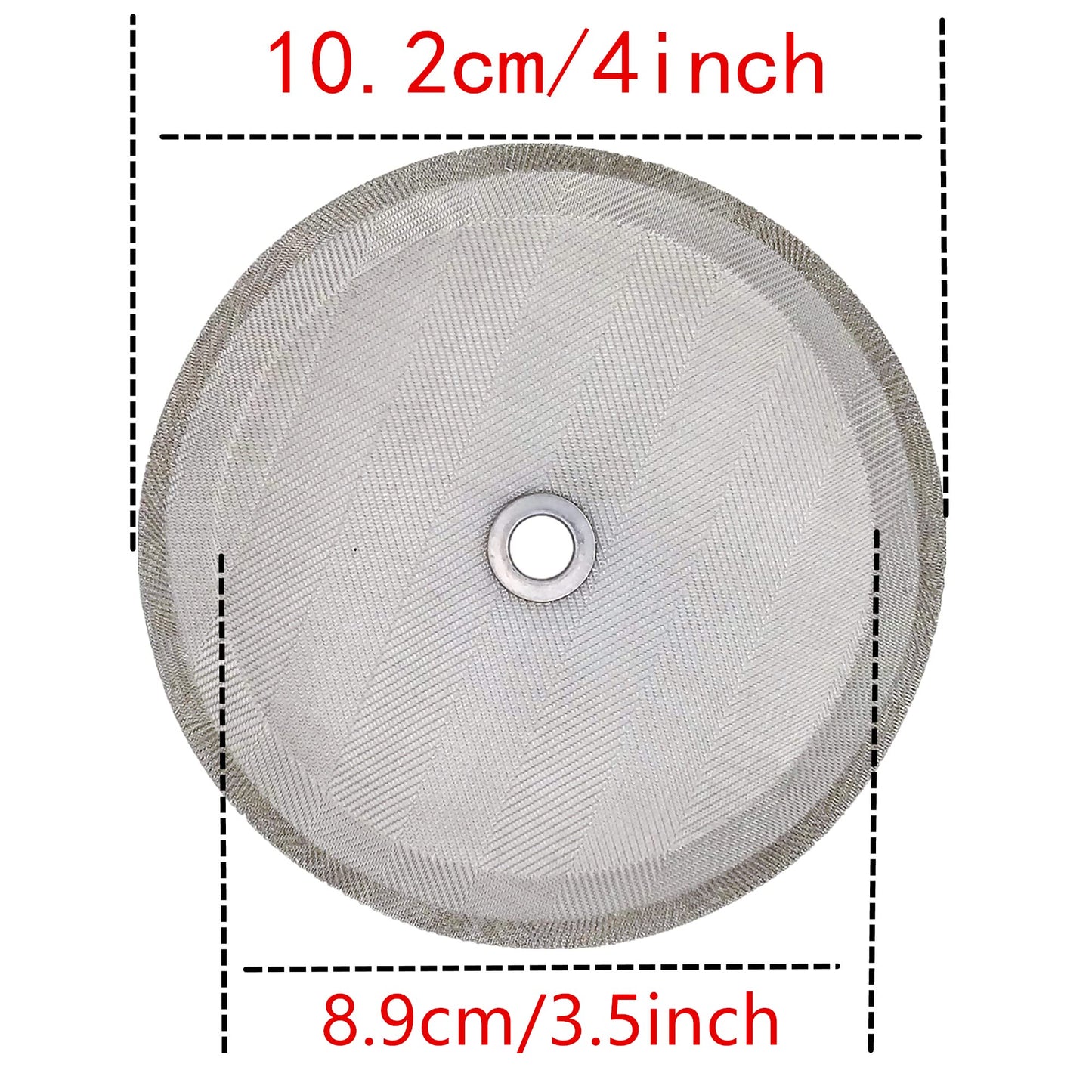 Ruilida 10pcs french press filter screen,Universal 1000 ml, 34 Oz, 8 Cup French Press Coffee Makers