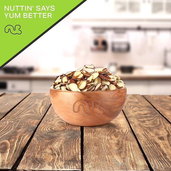 NUT CRAVINGS - Natural Sliced Almonds - Raw, (16oz - 1 LB) Packed Fresh in Resealable Bag - Nut Snack - Food Assortments Ideal for Trail Mixed Nuts