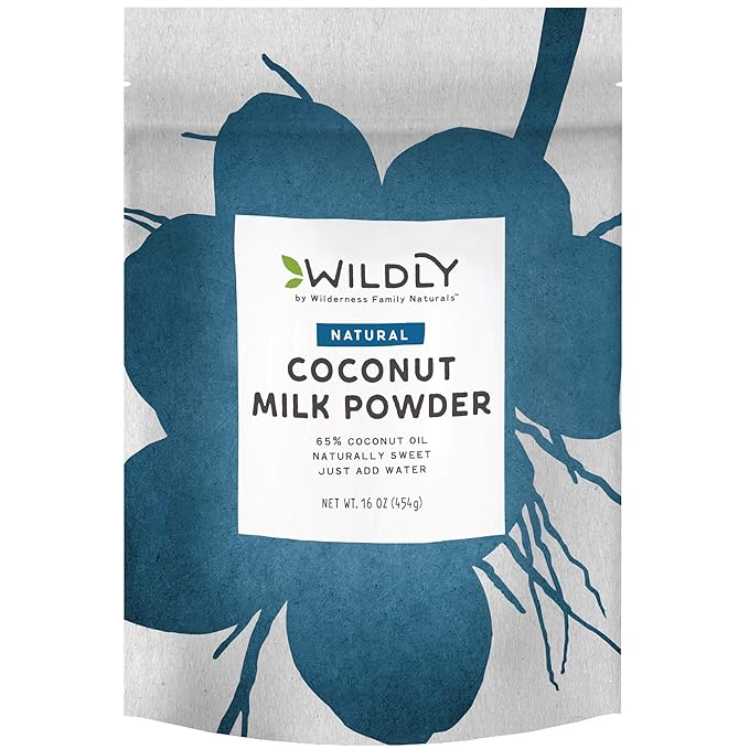 Wildly Conventional Coconut Milk Powder 16 Oz, 1 lb Bag - Naturally Sweet Creamer, Extra Creamy | Perfect in Smoothies, Coffee, Baking, & Cooking