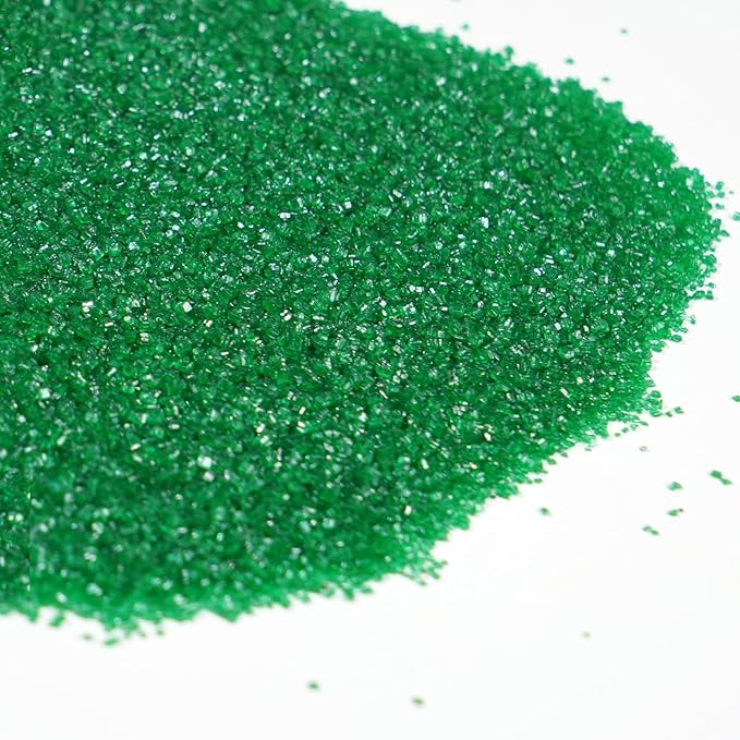 Easter Green, Sanding Sugar Sprinkles, Food Grade, 150g, Green Sprinkles for Cake Decorating, Donut, Cupcake, Ice Cream, Wedding Party Supplies