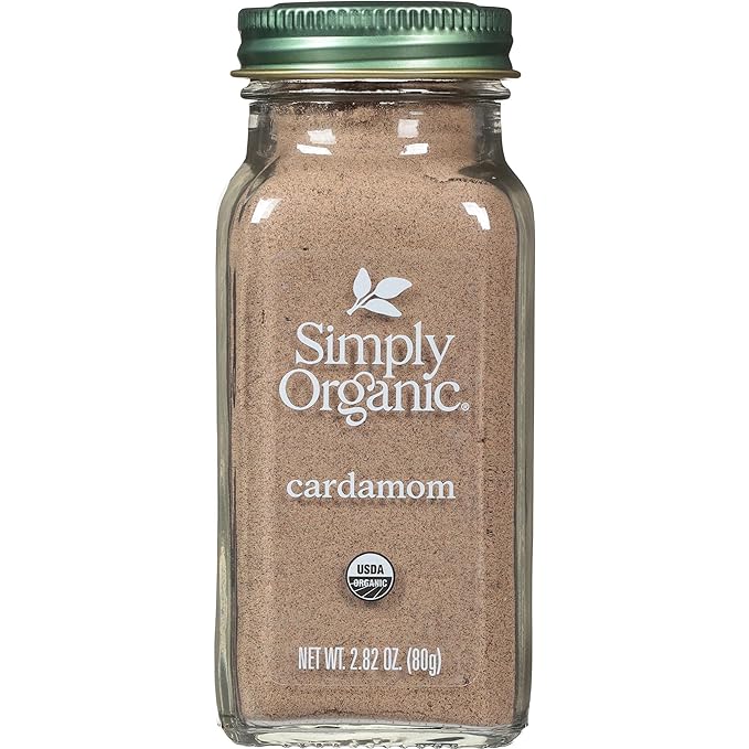 Simply Organic Cardamom, 2.82 Ounce, Certified Organic & Kosher, Aromatic, Subtly Spicy-Sweet, No ETO, Non Irradiated