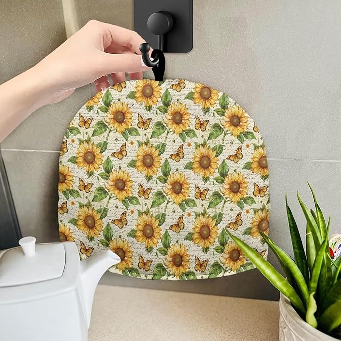 Tea Pot Cosy Insulating Large Tea Pot Cosies for Teapots Kitchen Accessory Home Table Decorative Thick Tea Cozies Scratch Proof Teapot Cozy Breakfast Warmer with Cotton Filling