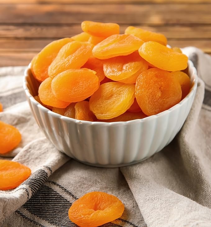 Dried Apricots, 1 Pound Bag Apricots, Apricots Dried Fruit, The Hampton Popcorn & Candy Company