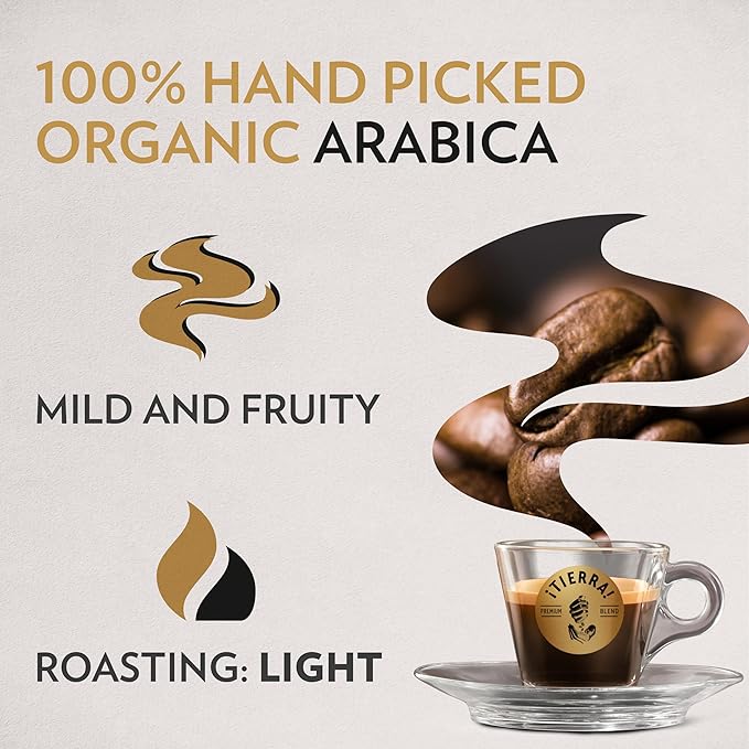 Lavazza 징Tierra for Planet Ground Coffee, Light Roast, 100% Arabica, 10.5 oz Bag (Pack of 1)