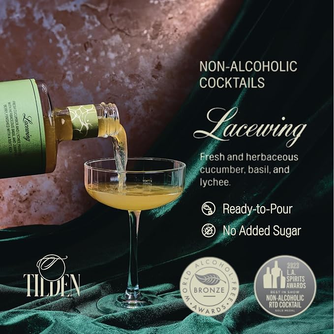 Tilden Duo | Multi Award Winning Non-Alcoholic Cocktail | Vegan & Gluten Free| No Added Sugar or Preservatives | 750ml (25.4 fl oz) Each