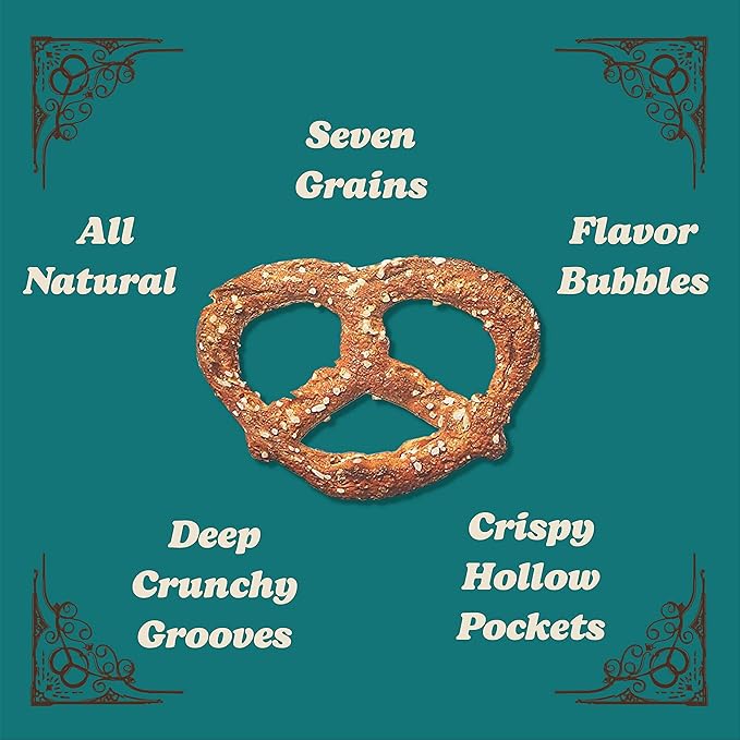 Unique Snacks - Multi Grain Splits Pretzels, Homestyle Baked, Certified OU Kosher and non-GMO, 11 oz Bag (6 pack) No artificial flavors 66 Ounce