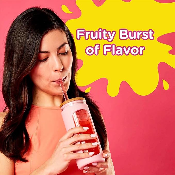 Starburst Singles To Go Powdered Drink Mix, All Pink Strawberry, 12 Boxes with 6 Packets Each - 72 Total Servings, Sugar-Free Drink Powder, Just Add Water, 6 Count (Pack of 12)