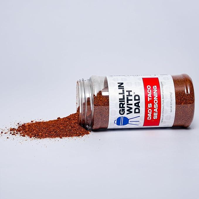 Grillin With Dad Taco Seasoning - Great Tasting Fajita Seasonings - Great Balance of Flavor - Best Taco Seasoning for Grilling & Smoking