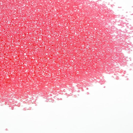 Pink Sanding Sugar Sprinkles, Food Grade, 150g, Edible Sprinkles for cupcake decorating, Cake Toppers, Sprinkles Decoration, Ice Cream, Wedding Party Valentines Halloween Christmas Supplies