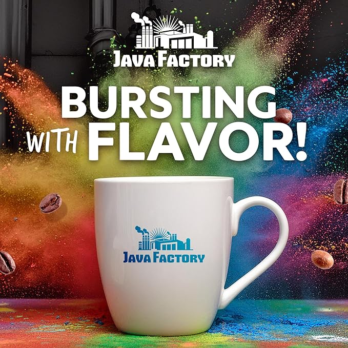 Java Factory Coffee Pods Chocolate, Graham Cracker and Marshmallow Flavored Coffee for Keurig K-Cup Brewers, S'mores, 40 Count