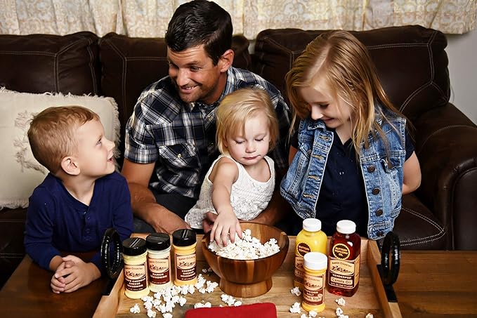 Amish Country Popcorn | 14 oz Bottle | Ladyfinger Popcorn Kernels | Old Fashioned, Non-GMO and Gluten Free (14 oz Bottle)