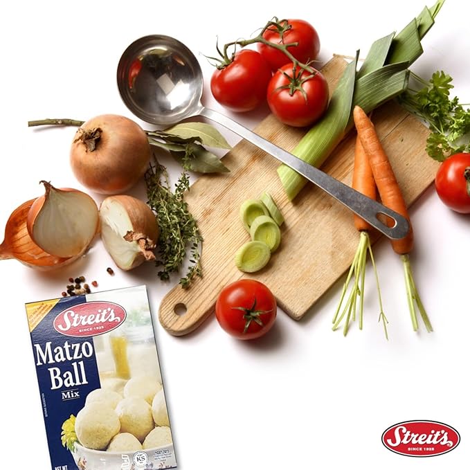 Streit's Matzo Ball Mix - Kosher Certified, Suitable for Passover, No MSG Added, Just Add Eggs & Oil, Vegan-Friendly, Family Owned (4.5oz, Pack of 3)