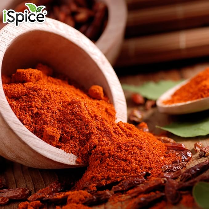 iSpice PREMIUM CHILI POWDER| Pure and Fresh |Essential Kitchen Spice| 5oz (141g)