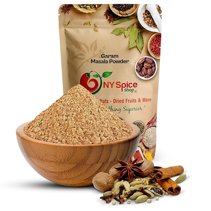 NY Spice Shop Garam Masala Spice Powder - 6 Ounce Premium Spice Blend - Garam Masala Seasoning - Aromatic Indian-Inspired Spices Blend with Coriander, Cumin & Cardamom - Great for Curries Meats & Rice
