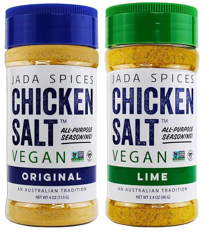 JADA Spices Chicken Salt Spice and Seasoning - Original, Lime - Vegan, Keto & Paleo Friendly - Perfect for Cooking, BBQ, Grilling, Rubs, Popcorn and more - Preservative & Additive Free