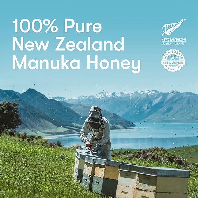 New Zealand Honey Co. Raw Manuka Honey UMF 28+ | MGO 1450+, UMF Certified / 8.8oz