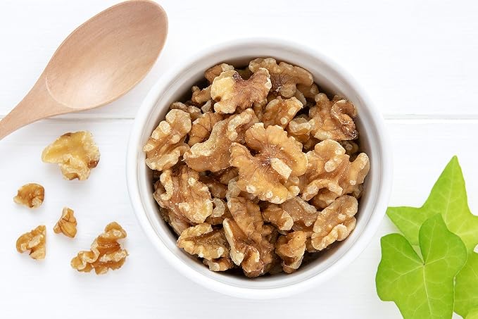 Raw Natural California Walnuts Halves and Pieces 12 oz (Pack of 2)