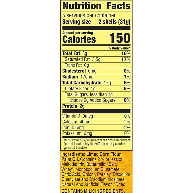 Old El Paso Stand ???Stuff Taco Shells, Zesty Ranch Flavored, Gluten Free Crunchy Corn Taco Shells, 10 Count, 5.4 oz (Pack of 6)