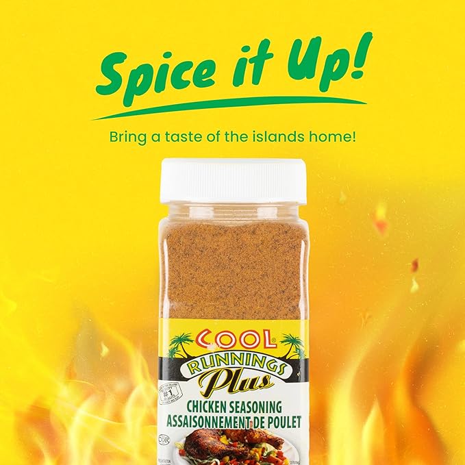 Cool Runnings Chicken Seasoning 850g ??Bold and Savory Blend for Marinating, Roasting, Grilling, and Frying Chicken, Perfect for BBQ and Oven-Baked Dishes