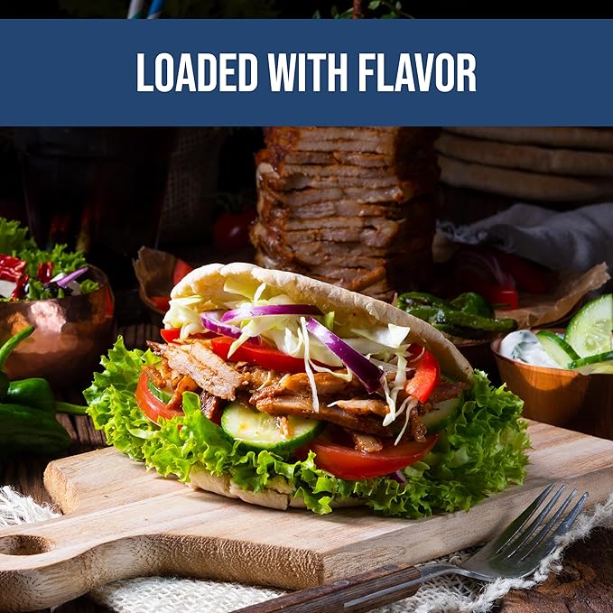 Flavor Seed It's Greek To Me, Organic Greek Seasoning Blend, Gyro & Tzatziki Seasoning, Kebab, Carnivore & Keto Friendly, Mediterranean Diet, Non GMO, Preservative Free, Kosher, 5 oz Resealable Bag