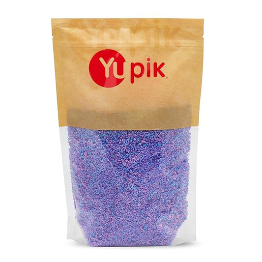 Yupik Cotton Candy Flavored Sprinkles, 2.2 lb (35.2 oz), Low Sugar, Kosher, Cholesterol-Free, Fat-Free, Perfect for Baking and Decorating Ice Cream, Cakes, Cookies, Cupcakes, and Donuts