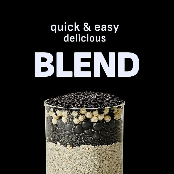 Black Sesame Protein Shake, 22g Protein, Low Sugar, Keto-Friendly Meal Replacement Shake, 22.22oz, 14 Servings, With Crunchy Protein Balls