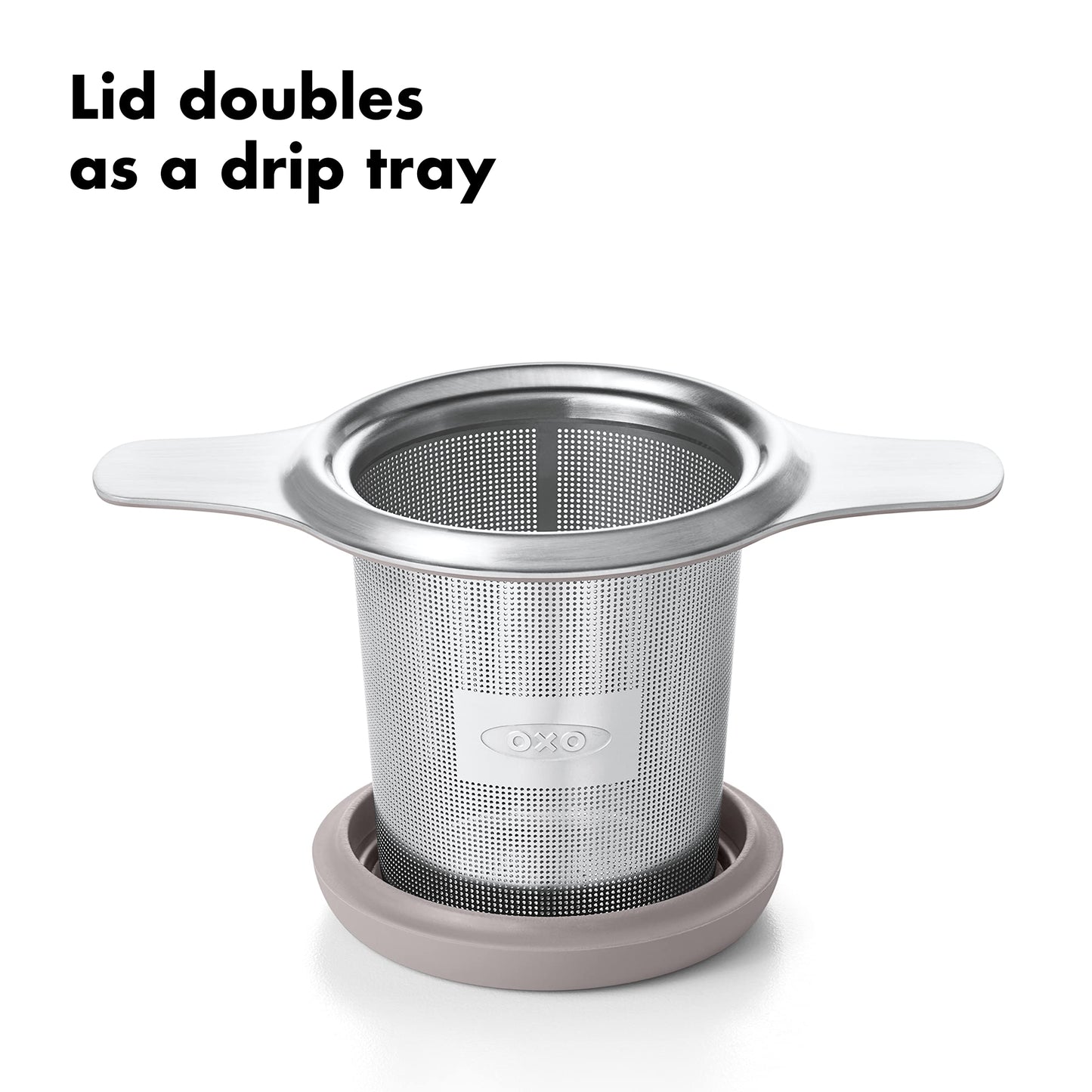 OXO Brew Tea Strainer Basket - Fine Mesh, Stainless Steel